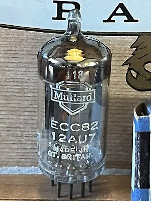 Rare 1957 Mullard 12AU7 ECC82 17mm G. Post Square Getter Blackburn K61 Tube • $217.95