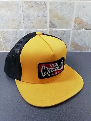 VANS X INDEPENDENT Trucker Hat Cap Sunflower One Size Skateboarding Dickies READ • £24.95