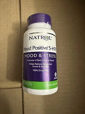 Natrol Mood Positive 5-HTP 50 Tablets Egg-Free  Gluten-Free EXP 09/2024 • $9