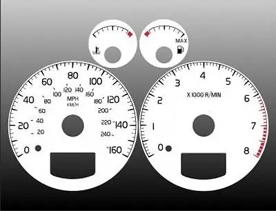 White Face Gauges For 2000-2003 Volvo S60 S70 S80 C70 V70 • $27.99