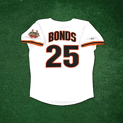 Barry Bonds 1999 San Francisco Giants Cooperstown Men's Home White Jersey • $149.99