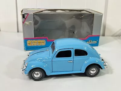 Baby Blue VOLKSWAGEN BUG Sunnyside SS9407W Rear Oval Window 1:24 6  Diecast • $11.99