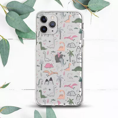 Kawaii Dinosaur Cute Animals Nature Case For IPhoneX 11 12 13 14 15 Pro Max XR • $13.49