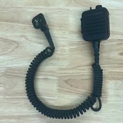 Motorola Nmn6175a Coiled Accessory Microphone W/ Beltclip • $10.99