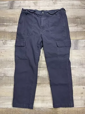 J Crew Pants Mens 30 Blue Khaki Capri Cargo Outdoor Casual Bottoms • $17.95