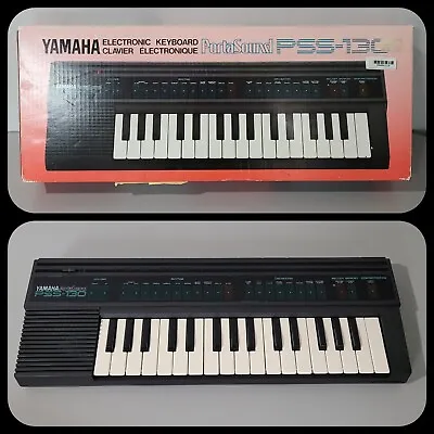 Yamaha Portasound PSS-130 Electronic Keyboard Piano Synthesizer Portable VTG Box • $135