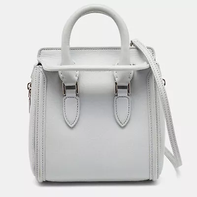 Alexander McQueen Grey Leather Mini Heroine Bag • $294