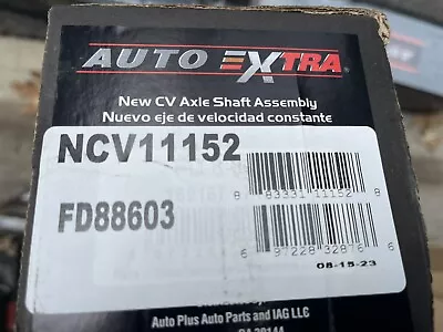 NIB Auto Extra  CV Axles NCV11152 CV Components -  Right Ford Ranger • $59