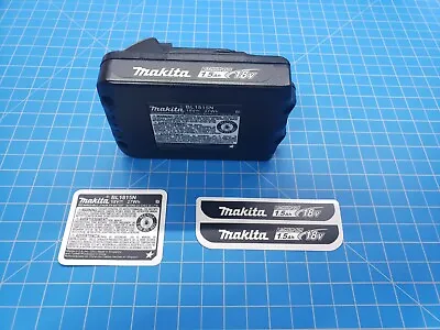 Makita 18v BL1815N 1.5Ah Battery Labels • $5.25