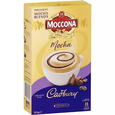 Moccona Coffee Cadbury Mocha Sachets 8 Pack • $10.29