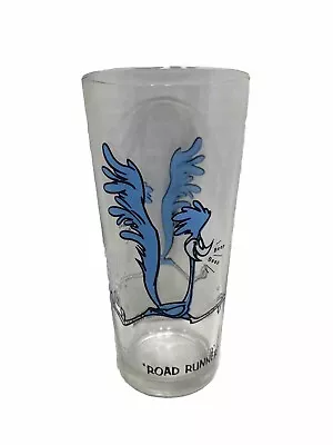 Vintage 1973 Pepsi Collector Series Warner Bros Looney Tunes ROAD RUNNER Glass • $14.99