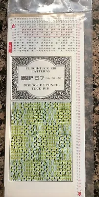 Knitmaster Knitting Machine Punch Cards Patterns Series 72 Drive Lace 331-340 • £6