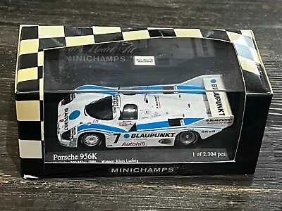 Near Mint MINICHAMPS Porsche 956K 1/43 Scale Model Car • $53.95