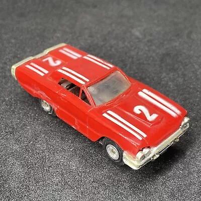 Vintage Marx Toys Slot Car Red #2 USA 1960's NICE • $95