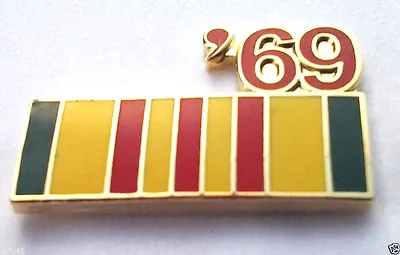 VIETNAM RIBBON 69 (7/8 ) Military Hat Pin 14797 HO • $5.63