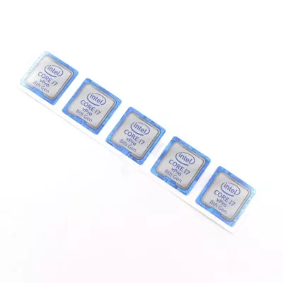 5pcs  CORE I7 VPro 8th Gen Label Badge Sticker Decal For Laptop PC 18*18mm ST049 • $3.17