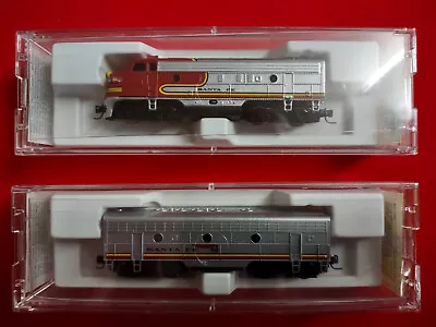 MICRO TRAINS LINE Z Scale - Santa Fe F-7 A-B #ATSF 342 Locomotive Set 1:220 Rare • $2972.99