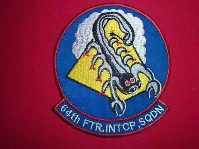 $12.95 • Buy USAF 64th FIGHTER INTERCEPTOR Squadron SCORPIONS Vietnam War Patch