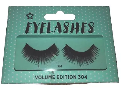 Superdrug False Eyelashes Volume Edition 304/Natural Look/Black No Glue/ • £5.49