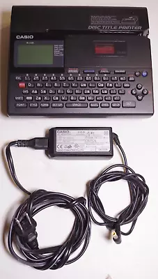 Casio CW-K85 CD DVD Disc Title Label Printer - Working • $29.99