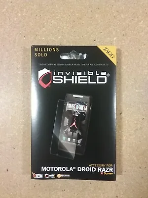 ZAGG InvisibleShield Screen Protector For Motorola Droid Razor Phones • $10.77