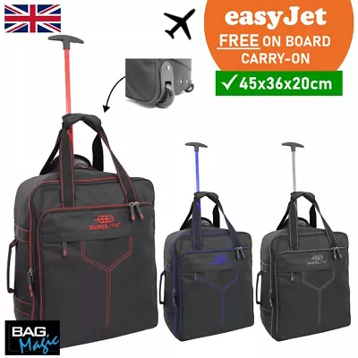 EasyJet Carry On Cabin Holdall On Wheels  32L Approved Luggage Bag 45x35x20cm • £22.99