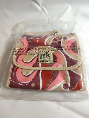 Mary Kay Travel Cosmetic Jewelry Bag Organizer Pink Gold And White  • $30