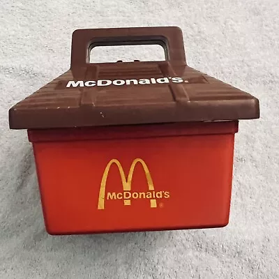 McDonalds Lunchbox Play Tote Happy Meal Box Carry Along Playskool Vintage 1974 • $43
