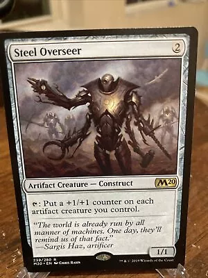 Steel Overseer: MtG Magic The Gathering Core Set 2020 Rare • $1.64