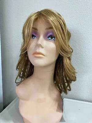 Sultry Long Wavy Face Framing Layers Premium Synthetic Full Wig - Regina • $27.99