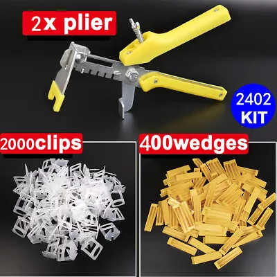 100-8000pcs Tile Leveling Spacer System Tool Clips Wedges Flooring Lippage Plier • £35.99