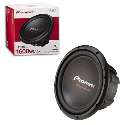 Pioneer Ts-a301s4 12  12 Inch Single 4 Ohm Voice Coil Car Component Subwoofer • $79.99