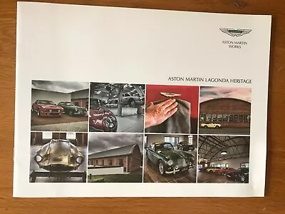 Aston Martin Lagonda Heritage Brochure • $12.43