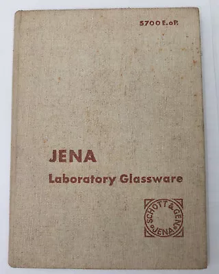 £5 • Buy Jena Laboratory Glassware Catalogue [1937 With UK Price List Inserted Separatey]