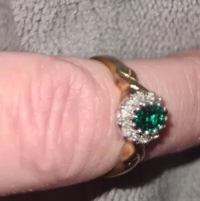 9ct Emerald Ring Christmas/birthdays • £120