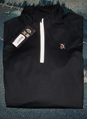 NEW SUN MOUNTAIN 1/4 Zip Pullover Jacket Wind Shirt SHINNECOCK HILLS GOLF CLUB L • $124.99