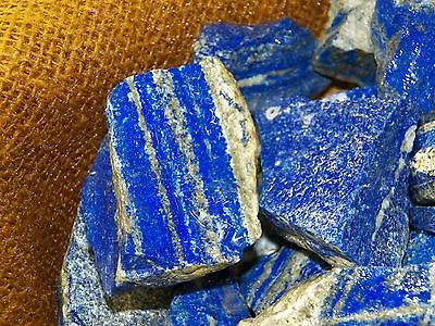 2000 Carat Lots Of High End Lapis Rough - Plus A FREE Faceted Gemstone • $19.95