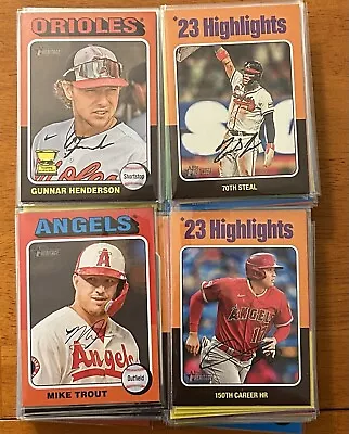 2024 TOPPS HERITAGE BASEBALL SP'S #1-100 407 You Pick. Combined Shipping • $2.99