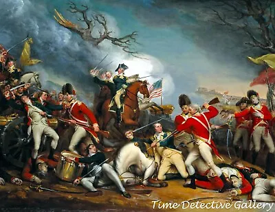  Battle Of Princeton  By Charles Wilson Peale -Revolutionary War Art Print • $7.50