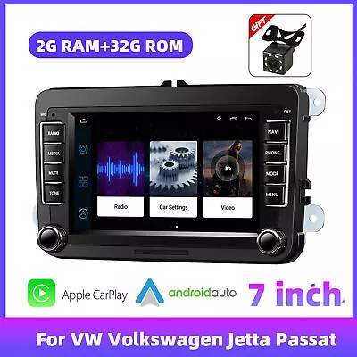 7inch Car MP5 Player Radio GPS Navi For VW Volkswagen Golf Tiguan Jetta Passat  • $114.18