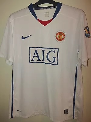 £60 • Buy Manchester United 2008-10 Dimitar Berbatov Shirt Premier League Champions Patch