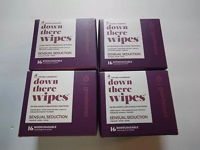 $17.99 • Buy GoodWipes Sensual Seduction Flushable Down There Wipes - 16ct Each, 4 Boxs