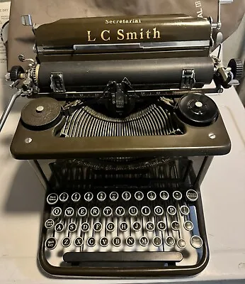 Vintage LC Smith & Corona 8-11 Secretarial Typewriter • $275