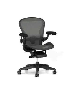 £574.02 • Buy New Remastered Herman Miller Aeron Mesh Office Desk Chair Size B 