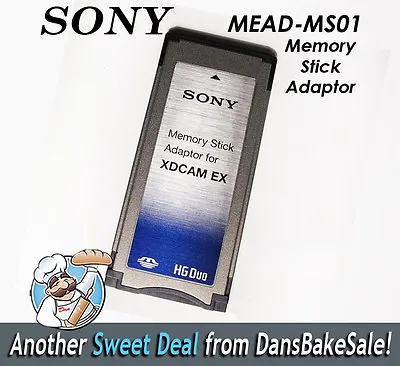 Sony MEAD-MS01 Pro-HG Duo Memory Stick Adaptor For XDCAM EX  B-Stock  • $49