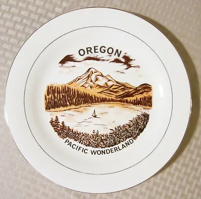 Vintage 10 3/4  Collector  Oregon Pacific Wonderland  Souvenir Plate • $20