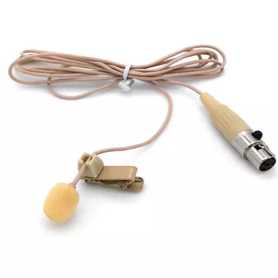 Skin Lavalier Lapel 4 Pin Microphone For Shure Wireless Bodypack Transmitter • $14.55