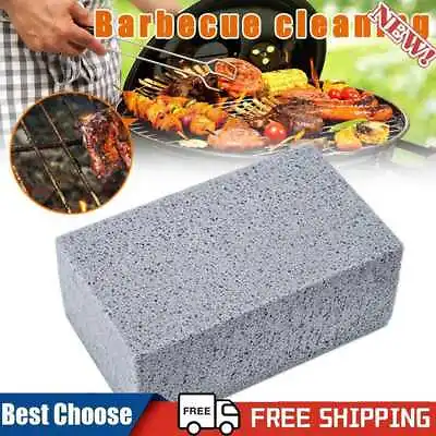 £3.83 • Buy Pumice Stone BBQ Brush Barbecue Mesh Griddle Cleaning Brush Outdoor Grill Brick