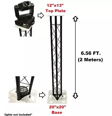 $339.99 • Buy CedarsLink 6.56 FT 2 Meter Triangle Stage/Club DJ Lighting Truss Tower Totem 
