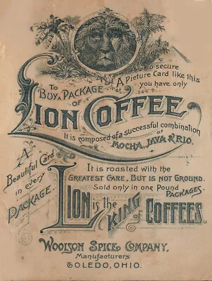 Vintage Lion Coffee Ad Reproduction Metal Sign FREE SHIPPING Kitchen Decor • $19.99
